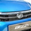 Perodua Bezza –  variant-by-variant equipment list
