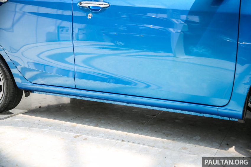 Perodua Bezza –  variant-by-variant equipment list 520012