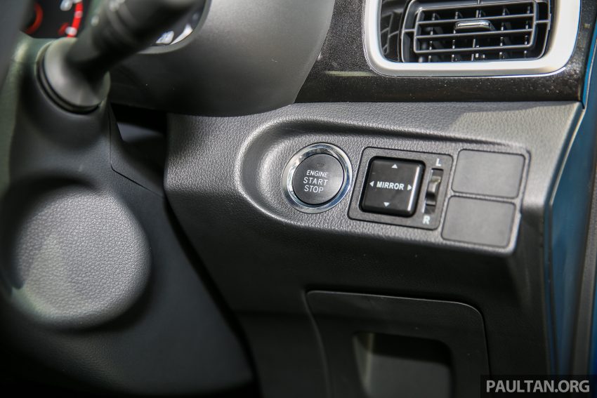 Perodua Bezza –  variant-by-variant equipment list 520053