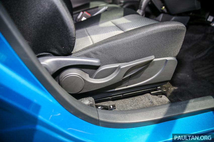 Perodua Bezza –  variant-by-variant equipment list 520054