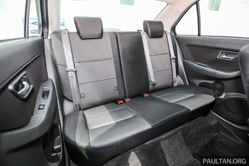 Perodua Bezza –  variant-by-variant equipment list 520072