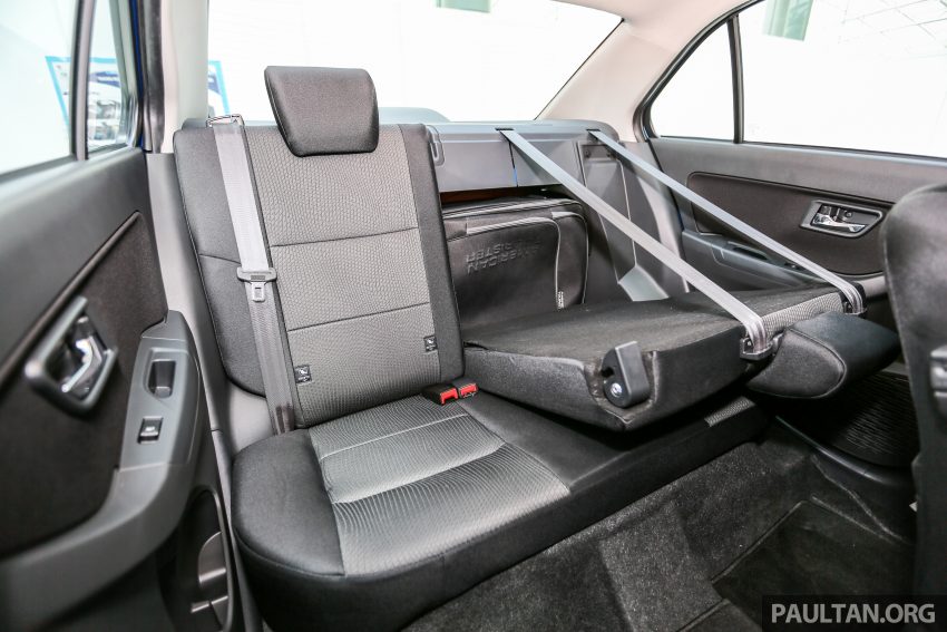 Perodua Bezza –  variant-by-variant equipment list 520074