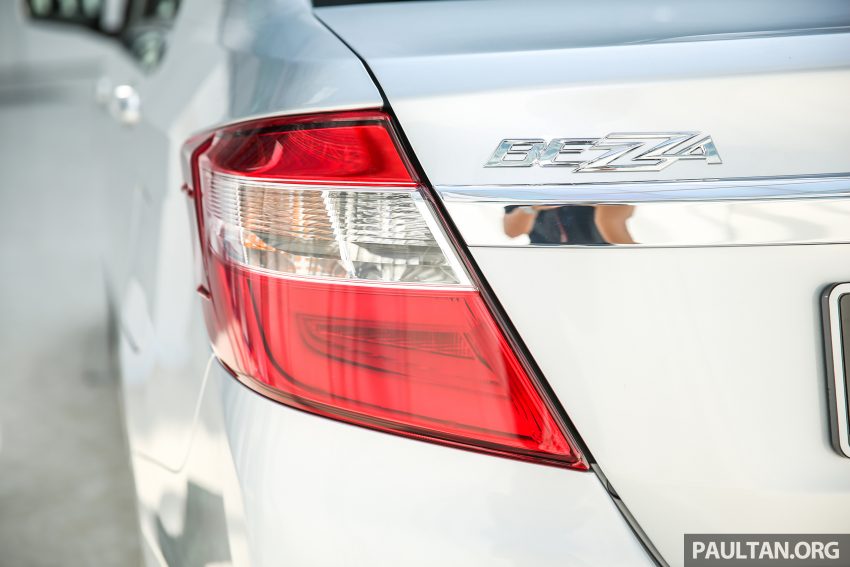 Perodua Bezza –  variant-by-variant equipment list 519917