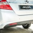 Perodua Bezza –  variant-by-variant equipment list