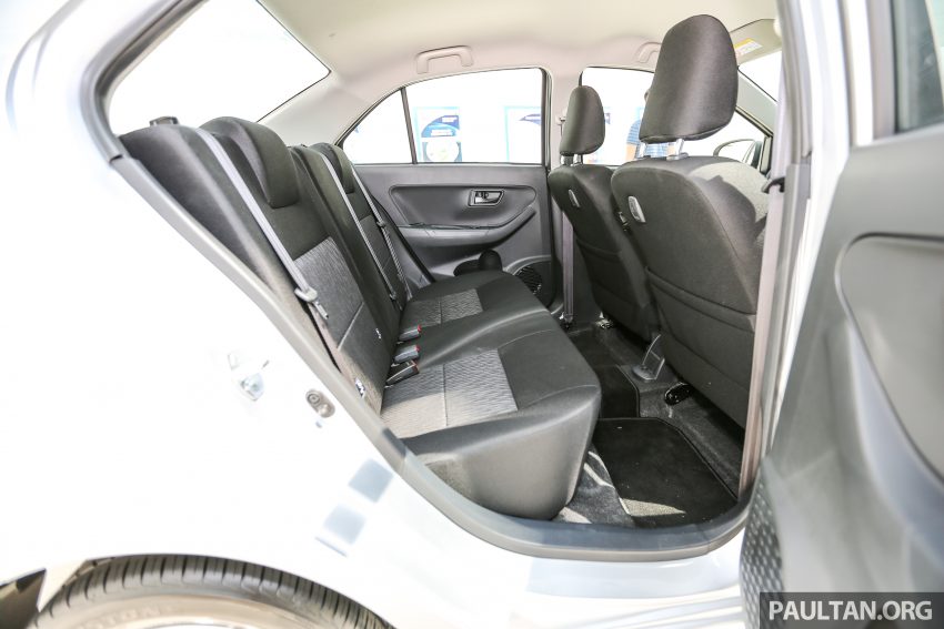 Perodua Bezza –  variant-by-variant equipment list 519977