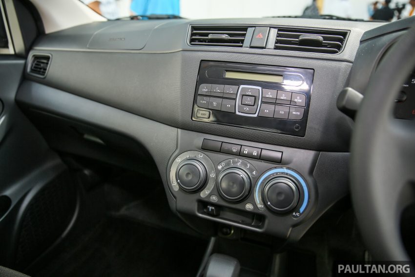 Perodua Bezza –  variant-by-variant equipment list 519933