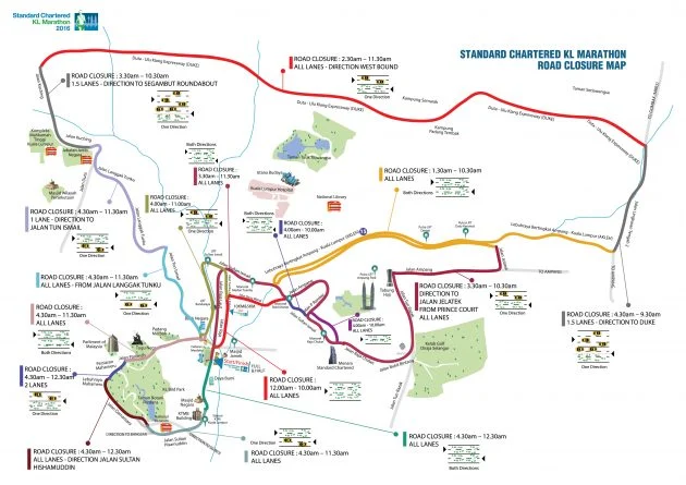 SCKL Road Closure Map