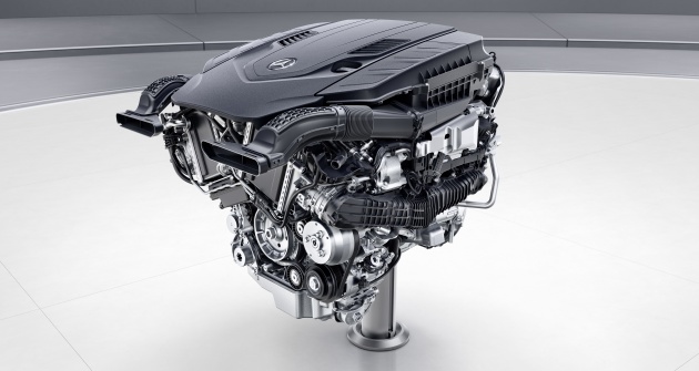 Mercedes-Benz reveals first details of new engine family – 48V, mild hybrid and electric turbo