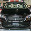 Kia Grand Carnival 2.2 CRDi previewed in Malaysia – high-spec diesel, open for booking, on sale early 2017