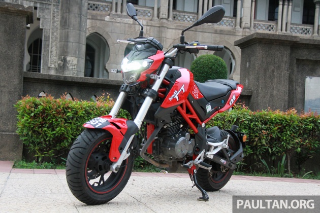 TUNGGANG UJI: Benelli TnT135 – si genit padu 135 cc