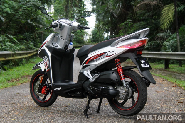 TUNGGANG UJI: Modenas Karisma 125 – ada banyak kelengkapan yang dapat memudahkan pengguna