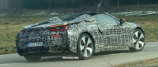 SPYSHOT: BMW i8 Spyder ditemui waktu jalani ujian