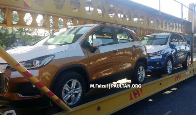 2017 Chevrolet Trax compact SUV spotted in Malaysia