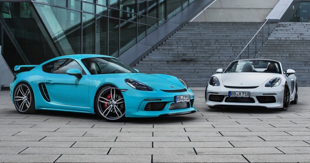 Porsche 718 Boxster and Cayman get TechArt goodies