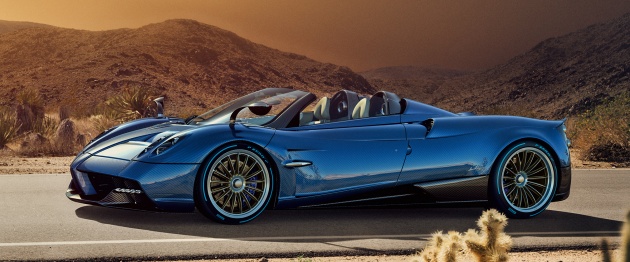 Pagani Huayra Roadster debuts with 764 hp, 1,000 Nm