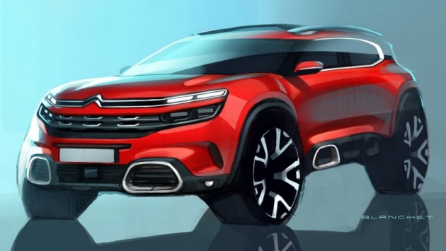 Citroen C5 Aircross – teaser untuk model produksi