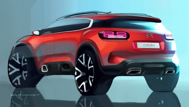 Citroen C5 Aircross – teaser untuk model produksi