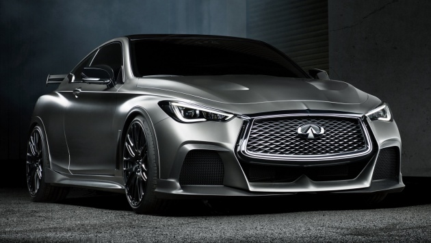 Infiniti Q60 Project Black S shown: F1-inspired, 500 hp