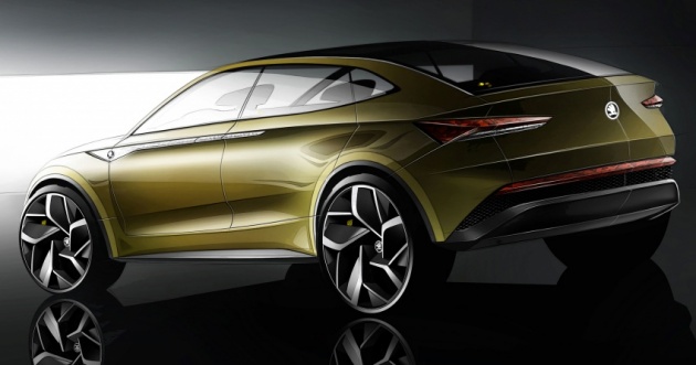 Skoda Vision E Concept sedia tampil di Shanghai