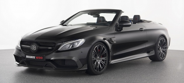 Brabus 650 Cabrio takes Mercedes-AMG C63S Cabrio to 650 hp – 0-100 km/h in 3.7 sec, 320 km/h v-max