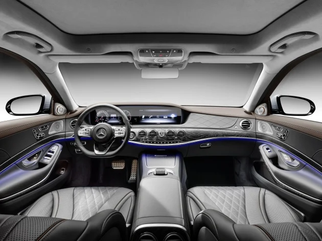 W222 Mercedes-Benz S-Class facelift debuts – new engines, enhanced styling, additional technologies
