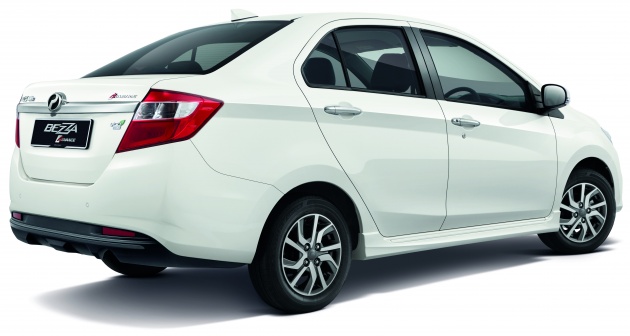 Perodua Bezza updated new rear bumper, chrome interior trim, leather upholstery – no change in price