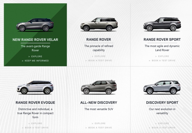 Range Rover Velar, Disco baharu ada harapan dilancarkan di sini – terpapar di laman web JLR M’sia