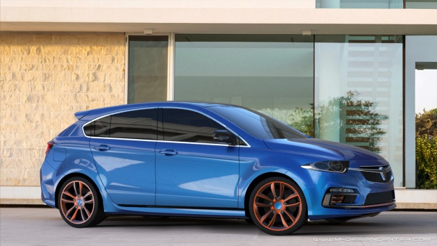 Proton Suprima R – dalam imej yang lebih mengancam