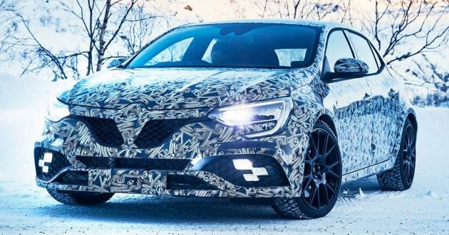 Teaser baharu Renault Megane RS – diuji di salji