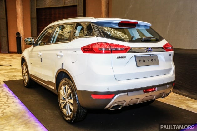Geely Boyue SUV makes first Malaysian appearance