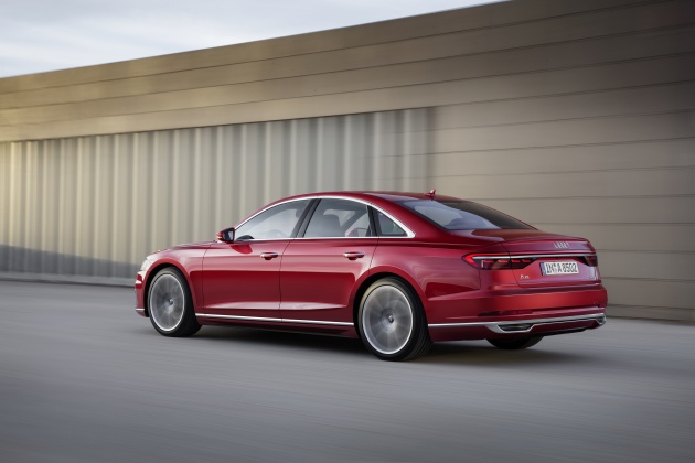 2018 Audi A8 unveiled – new tech, standard mild hybrid system, world-first Level 3 autonomous driving