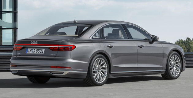 Audi A8 2018 – sistem hibrid ringkas datang standard