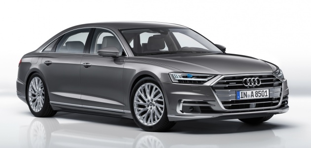 Audi A8 2018 – sistem hibrid ringkas datang standard