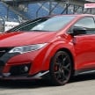 GALLERY: Honda Civic Type R – FWD King of the Ring meets past hatchback masters EP3, FN2 and FK2