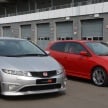 GALLERY: Honda Civic Type R – FWD King of the Ring meets past hatchback masters EP3, FN2 and FK2