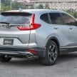 2017 Honda CR-V launched in Malaysia – three 1.5L Turbo, one 2.0L NA, priced from RM142k to RM168k