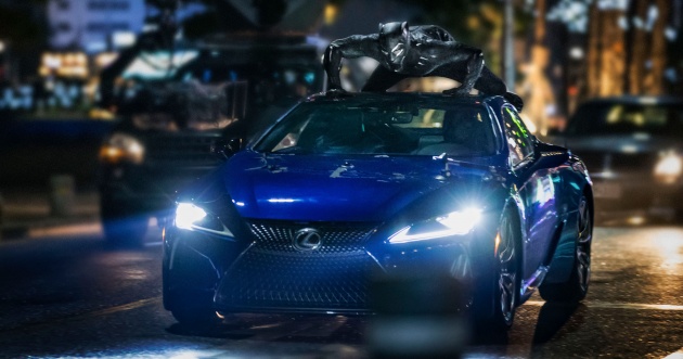 Lexus LC 500 akan tampil dalam filem Black Panther