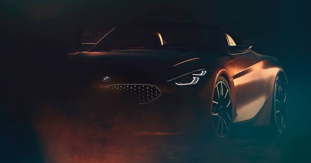 BMW Z4 Concept – imej teaser kedua didedahkan, bakal diperkenalkan pada umum 17 Ogos ini