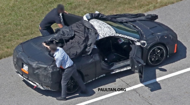 SPYSHOTS: Mid-engined Corvette spotted testing