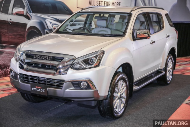 Isuzu MU-X facelift kini dilancarkan di M’sia – bermula RM177k, standard 6-beg udara, ciri lain dipertingkat
