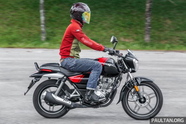 TUNGGANG UJI: Modenas V15 beri alternatif gaya dan tunggangan kepada segmen motosikal bawah RM6k