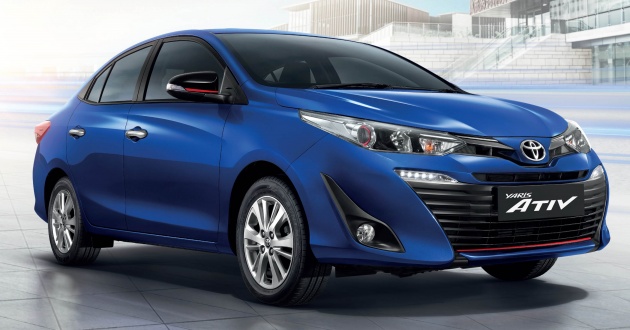 Toyota Yaris Ativ dilancarkan di Thailand – 1.2L, 7-beg udara dan VSC untuk semua varian, bermula RM60k