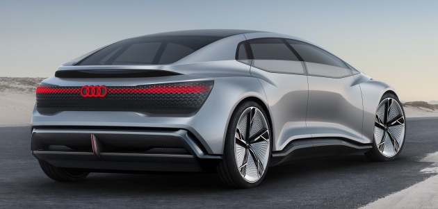 Audi Aicon concept – Level 5 autonomous driving, no steering wheel or seat belts, 800 km full EV range