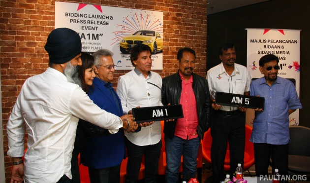A1M 1 – A1M 1000 number plates open for bidding until October 2 – in support local performing artists