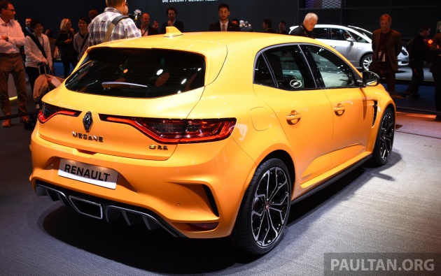 Renault Megane RS generasi baharu diperkenalkan – 280 hp/390 Nm, transmisi 6-kelajuan manual atau EDC