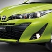 Toyota Yaris facelifted in Thailand – Ativ-style front and cabin, 7 airbags and VSC standard, from RM60k