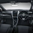 Toyota Yaris facelifted in Thailand – Ativ-style front and cabin, 7 airbags and VSC standard, from RM60k