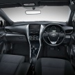 Toyota Yaris facelifted in Thailand – Ativ-style front and cabin, 7 airbags and VSC standard, from RM60k