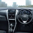 Toyota Yaris facelifted in Thailand – Ativ-style front and cabin, 7 airbags and VSC standard, from RM60k