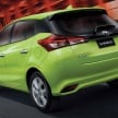 Toyota Yaris facelifted in Thailand – Ativ-style front and cabin, 7 airbags and VSC standard, from RM60k